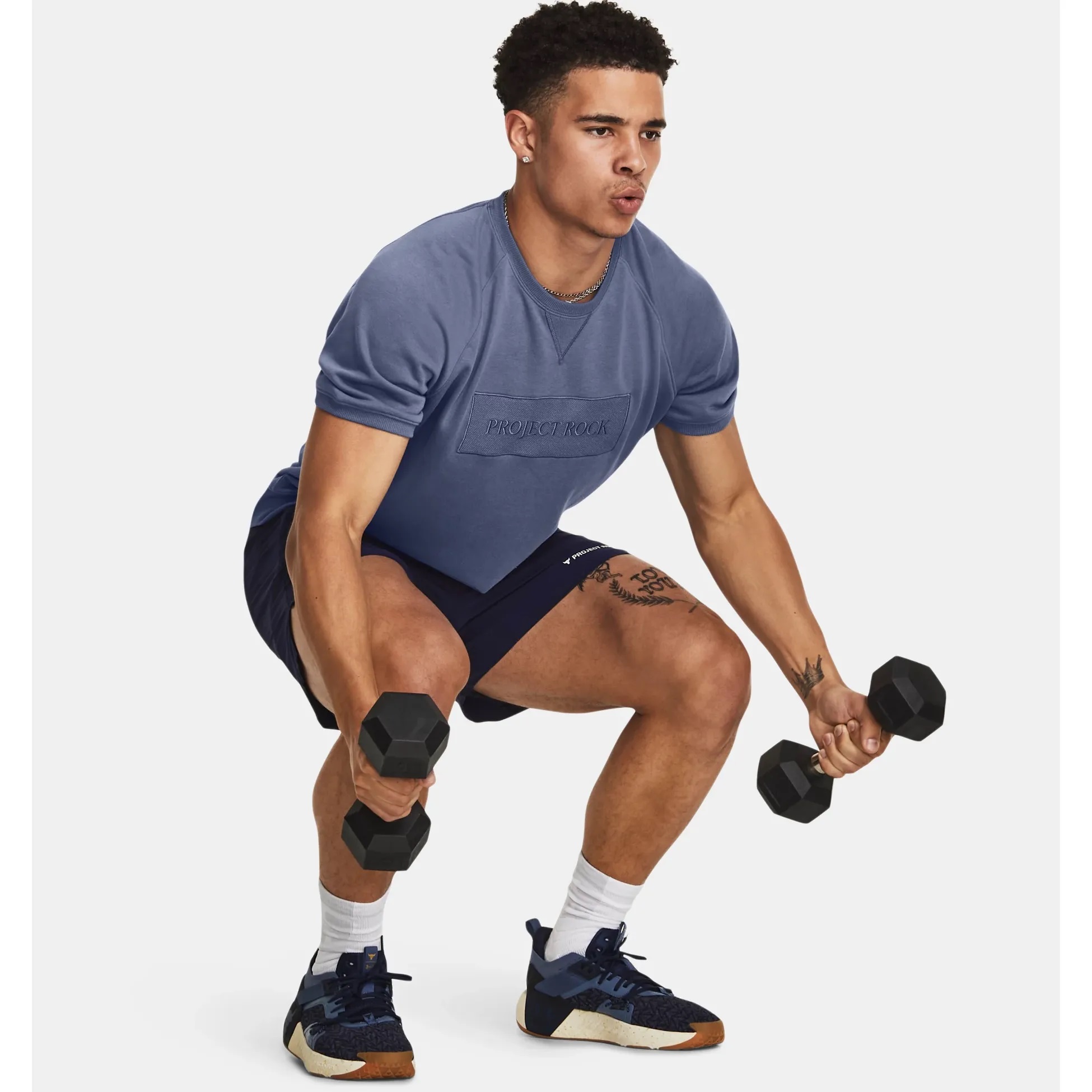 Clothing -  under armour UA Project Rock Player Terry Gym
